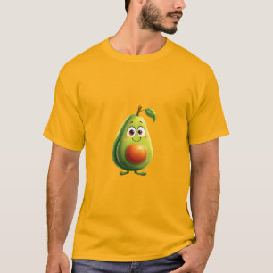 Fröhliches Birnenmaskottchen T-Shirt