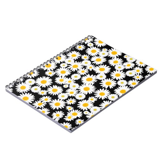 Fröhliches Blumendesign Notizblock (Linke Seite)