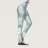 Fröhliches Bohemisch in Aqua Gray Leggings (Rechts)