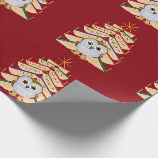 Fröhliches Bookmas Geschenkpapier (Ecke)