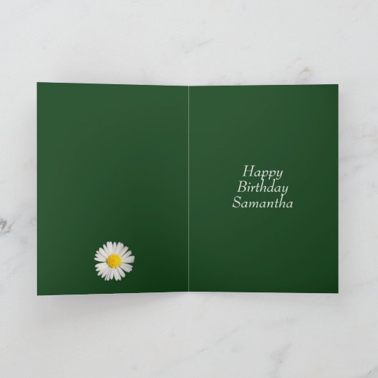 fröhliches Bright Daisy Custom Foto - (Innenseite)