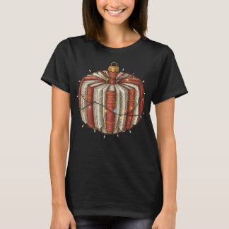 Fröhliches Buch-Weihnachts-Ornament - Weihnachtsbü T-Shirt
