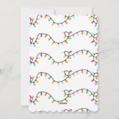 fröhliches, buntes Weihnachtsfest Foto Feiertagskarte (Rückseite)