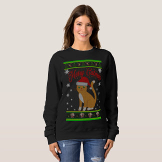 Fröhliches Catmas Sweatshirt