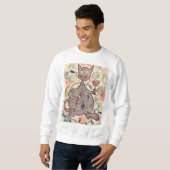 Fröhliches Catmas Sweatshirt (Vorne ganz)