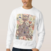 Fröhliches Catmas Sweatshirt (Vorderseite)