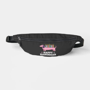 Fröhliches Chanukka Dachshund Hund Bauchtasche
