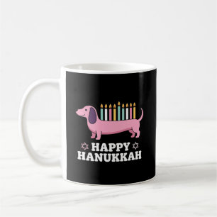 Fröhliches Chanukka Dachshund Hund Kaffeetasse