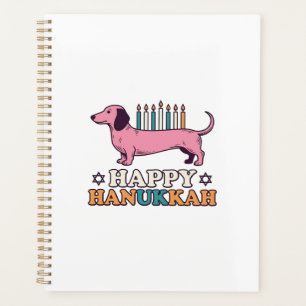 Fröhliches Chanukka Dachshund Menora Hund-Shirt-De Planer