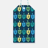 Fröhliches Chanukka-Geschenk-Anhänger Geschenkanhänger (Rückseite)