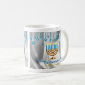 Fröhliches Chanukka Kaffeetasse (VorderseiteRechts)