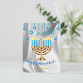 Fröhliches Chanukka Postkarte (Stehend Vorderseite)