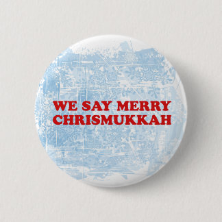 fröhliches chrismukkah button