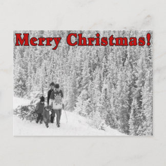 Fröhliches Christmas08 Feiertagspostkarte