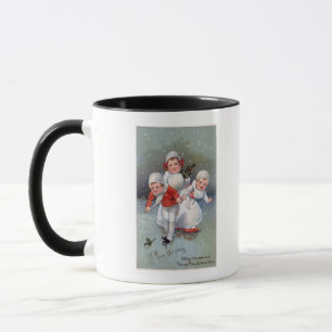 Fröhliches ChristmasLittle scherzt Eis-Skaten Tasse