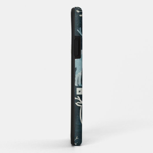 Fröhliches Christmastime Ren Case-Mate iPhone Hülle (Hinten/Rechts)