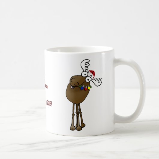 Fröhliches Christmoose! Kaffeetasse (Rechts)