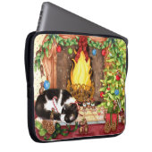 Fröhliches Christmouse - niedliche Laptopschutzhülle (Vorne Rechts)
