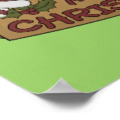 Fröhliches Christmouse Poster (Ecke)