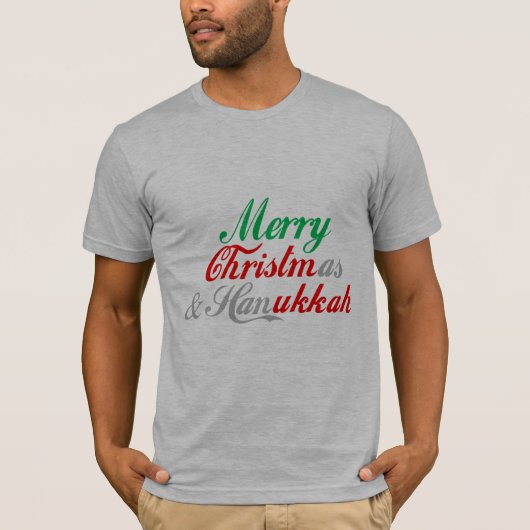 Fröhliches Christmukkah T-Shirt (Vorderseite)