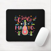Fröhliches Cinco De Mayo Mexiko Fiesta Taco Gitarr Mousepad (Mit Mouse)