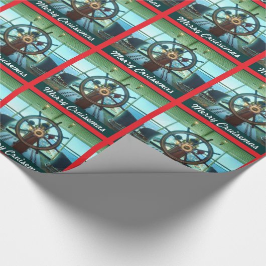 Fröhliches Cruisemas Geschenkpapier (Ecke)