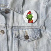 Fröhliches Cthulmas Button (Beispiel)