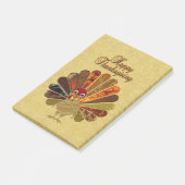 Fröhliches Dankeschön an die Türkei Post-it Klebezettel (angewinkelt)