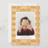 fröhliches Drehbuch ein Foto Familie elegant farbe (Vorderseite)