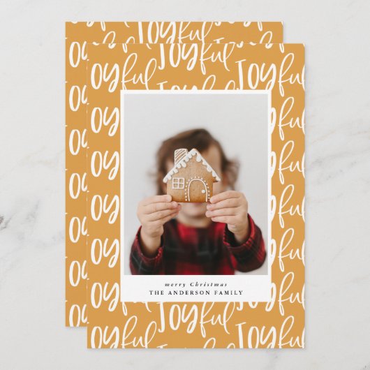 fröhliches Drehbuch ein Foto Familie elegant farbe (Vorne/Hinten)