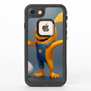 „Fröhliches Einaugenmonster mit Geisterfreund“