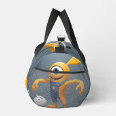 „Fröhliches Einaugenmonster mit Geisterfreund“ Duffle Bag (Rechts)