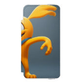 „Fröhliches Einaugenmonster mit Geisterfreund“ Incipio iPhone Geldbeutel-Hülle (Folio Vorderseite)