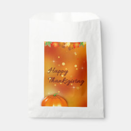 Fröhliches Erntedankfest farbenfrohe Herbstleaves Geschenktütchen