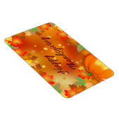 Fröhliches Erntedankfest farbenfrohe Herbstleaves Magnet (Rechte Seite)