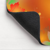 Fröhliches Erntedankfest farbenfrohe Herbstleaves Mousepad (Ecke)