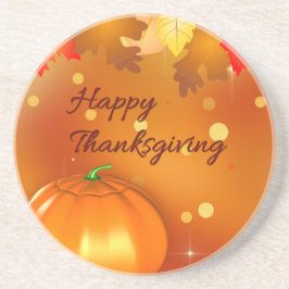 Fröhliches Erntedankfest farbenfrohe Herbstleaves Untersetzer