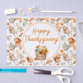 Fröhliches Erntedankfest Herbstpumpen & Sonnenblum Seidenpapier (Handwerk)