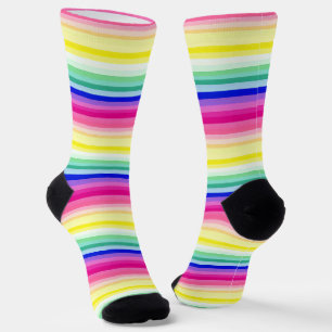 Fröhliches Farbenmuster Socken