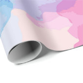 Fröhliches Farbwasserflecken-Muster Geschenkpapier (Rolleneckpunkt)