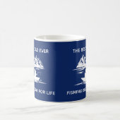 Fröhliches Father's Day Fishing Kaffeetasse (Mittel)
