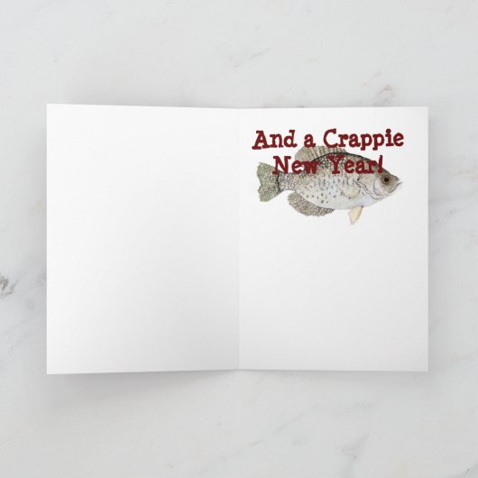 Fröhliches Fishmas Feiertagskarte (Innenseite)