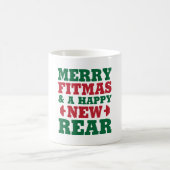 Fröhliches Fitmas Kaffeetasse (Mittel)