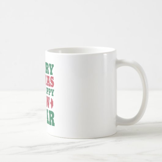 Fröhliches Fitmas Kaffeetasse (Rechts)