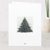 Fröhliches Flüstern am Baum Karte (Rückseite)