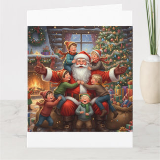 Fröhliches Flüstern am Baum Karte