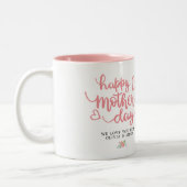 Fröhliches Foto zum Muttertag, benutzerdefinierter Zweifarbige Tasse (Links)