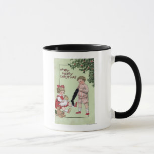 Fröhliches fröhliches ChristmasKids mit Spielwaren Tasse