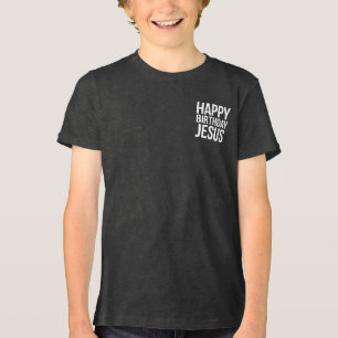 Fröhliches Geburtstags-Jesus-Feierkleidung für all Tri-Blend Shirt