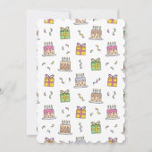 Fröhliches Geburtstagsmuster Einladung (Vorderseite)